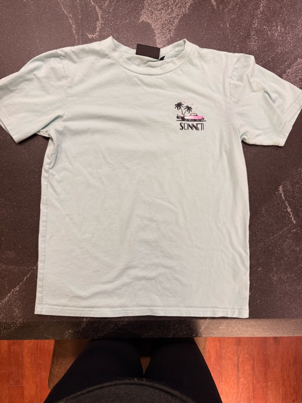 Kids' Light Mint Graphic Tee - Short Sleeve